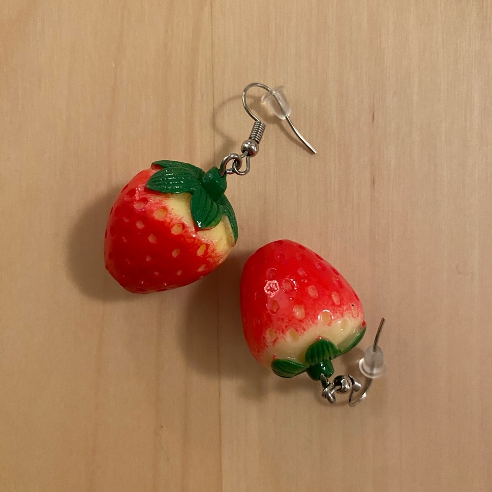 Strawberry Dangle Earrings